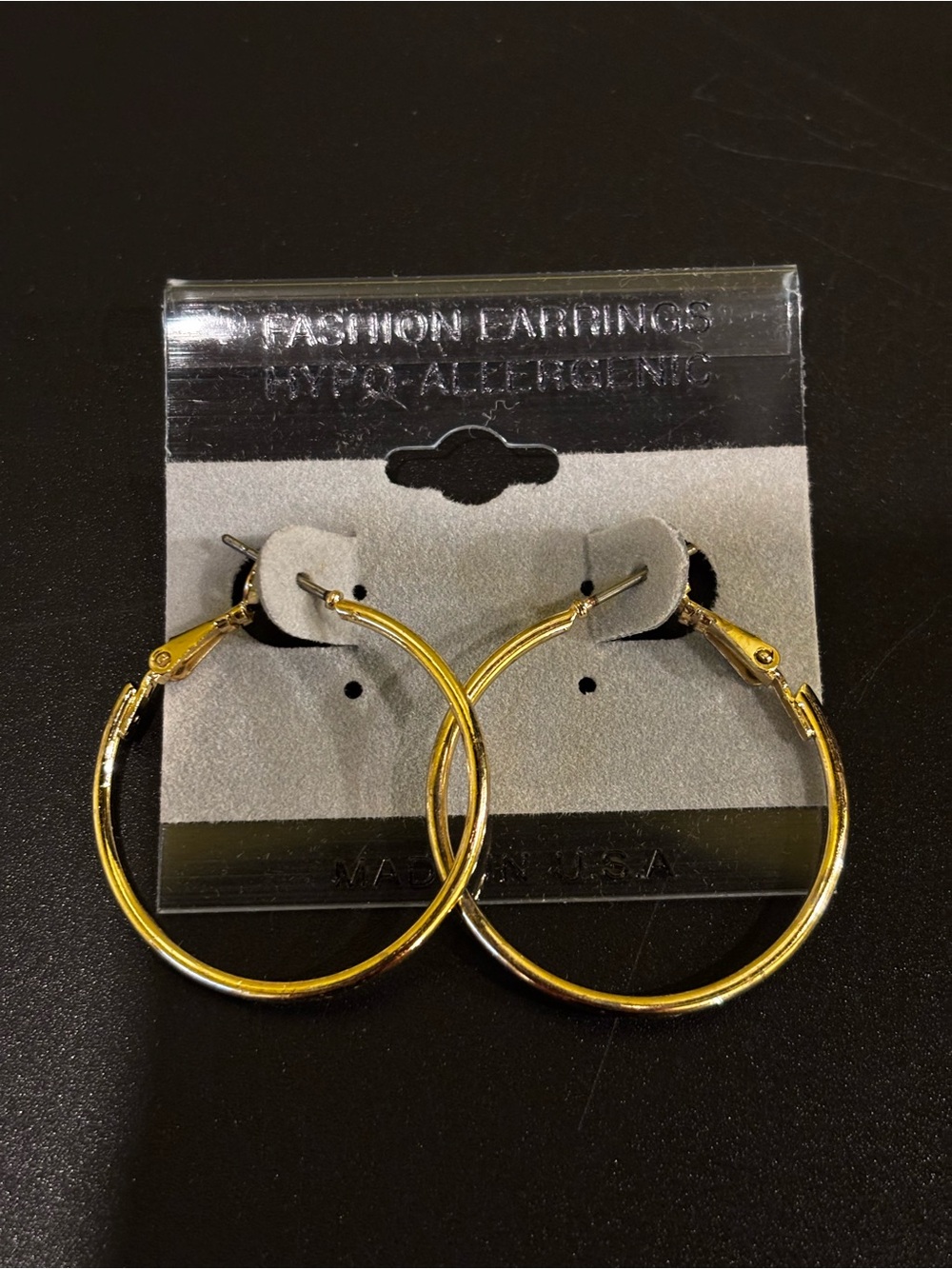 Gold Hoop Earrings - Fashion Earrings Hypo-Allergenic